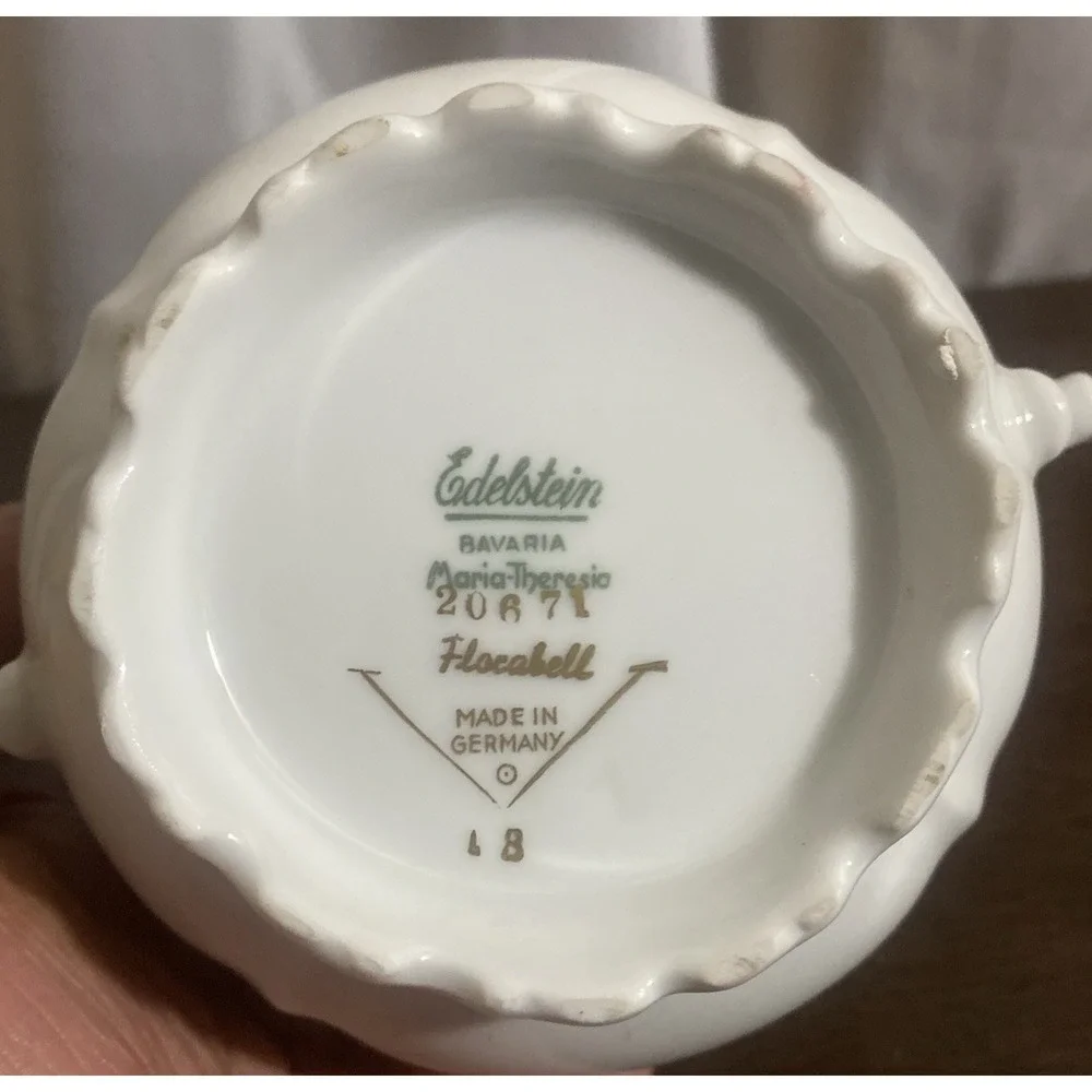 Edelstein Florabell Maria‎ Theresia Sugar Bowl With Lid